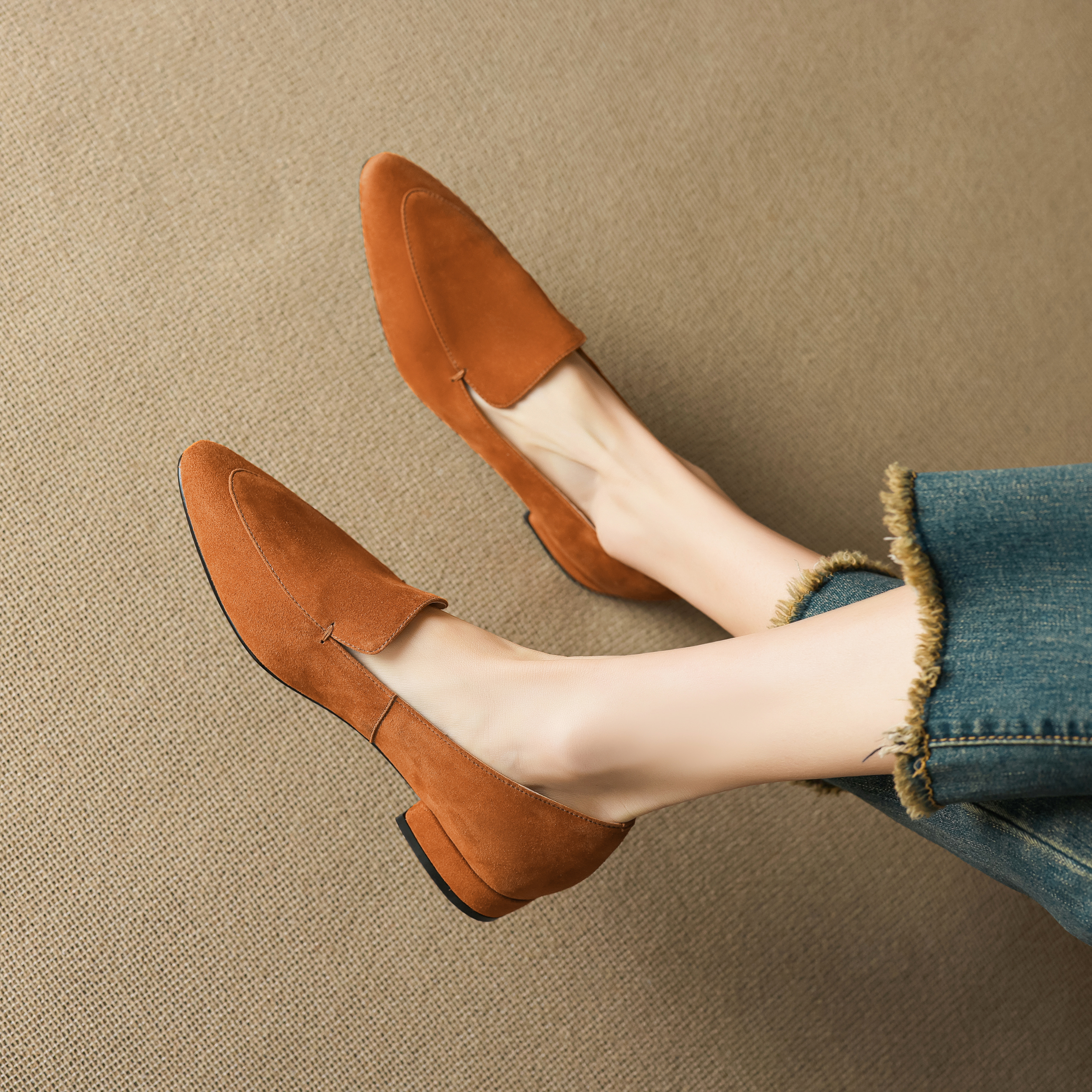 Genuine Leather Sheepskin 2.5c - Men'S Shoes Dressy Casual 评论和价格