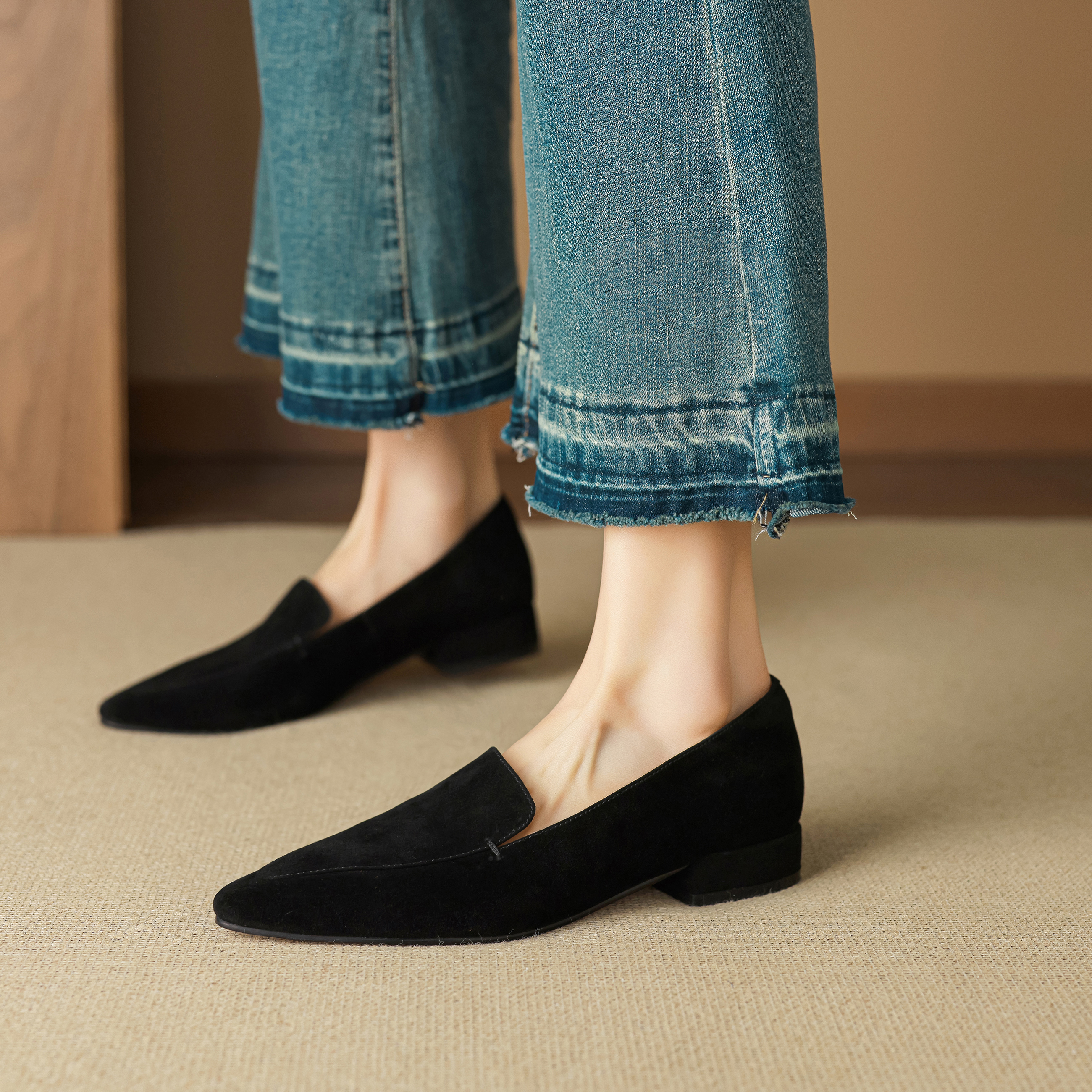 Genuine Leather Sheepskin 2.5c - Men'S Shoes Dressy Casual 评论和价格