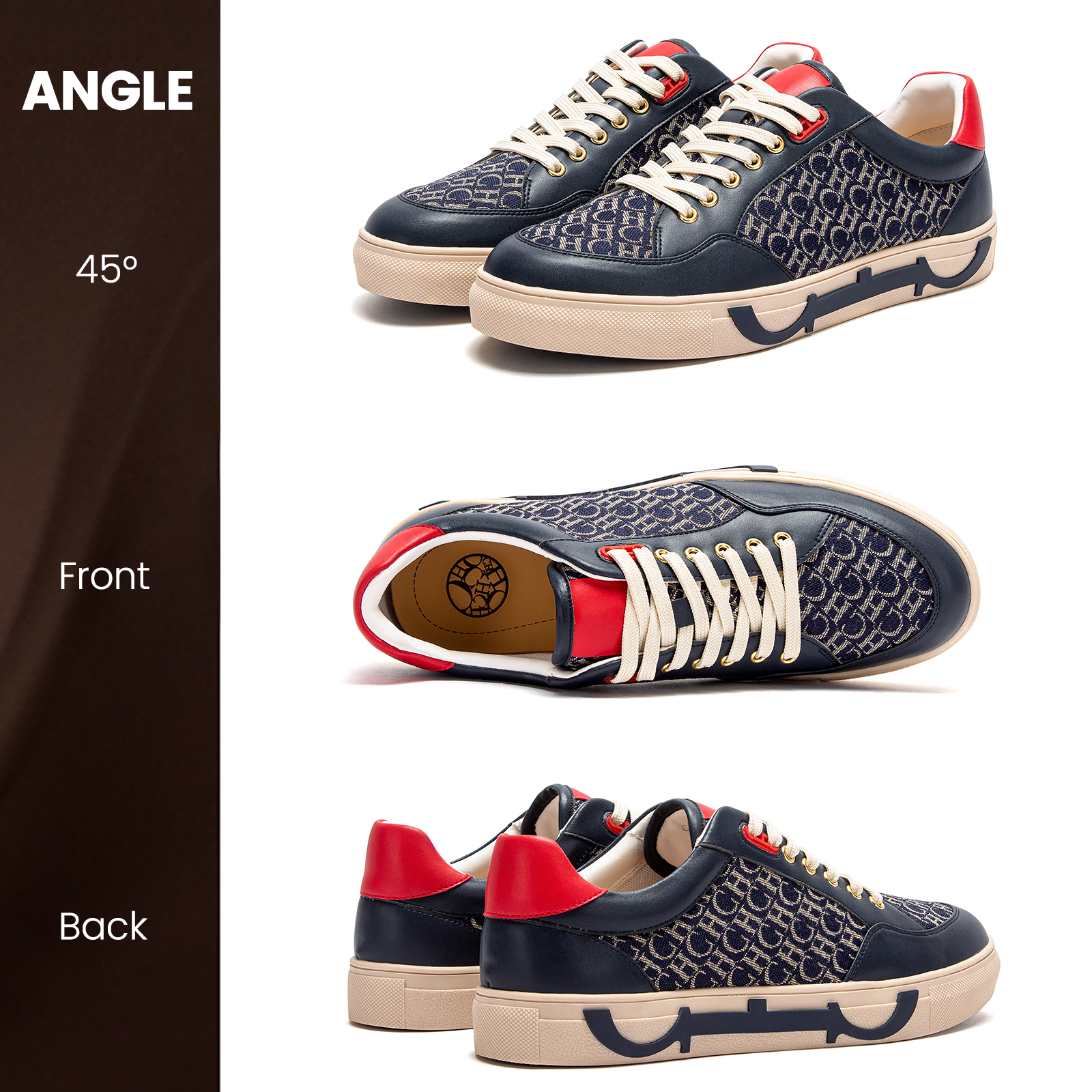 CHCH Men's New Splicing Casual - Men Shoes Gucci 评论和价格