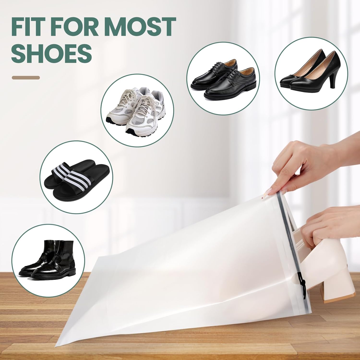 23 Pack Shoe Bags for Travel,  - Men Shoes Essentials 评论和价格