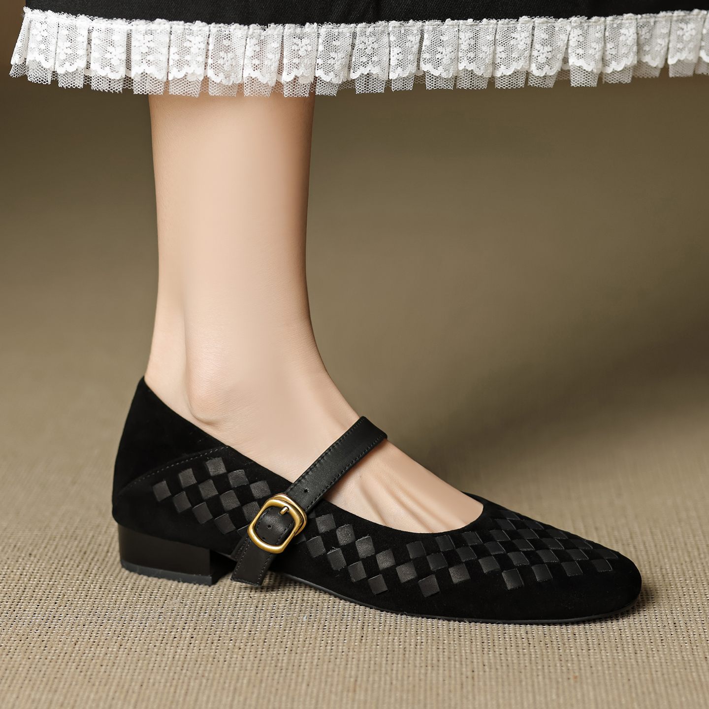 Handmade Genuine Woven Texture - Men Shoes On 评论和价格
