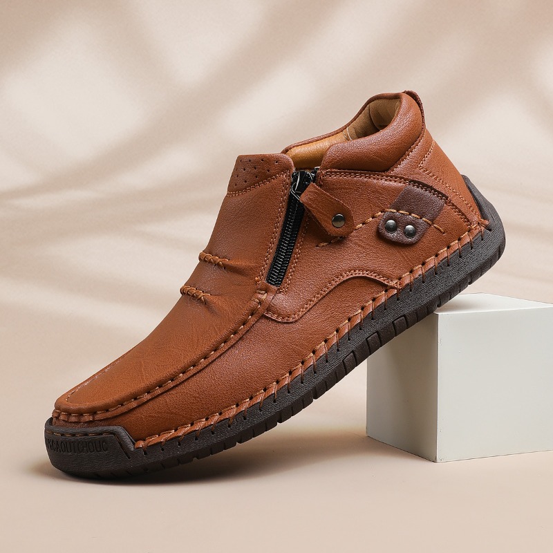 Plus Size 38-50 Handmade Men L - Men'S Shoes Zipper 评论和价格