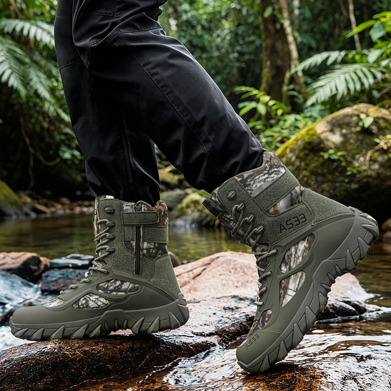 Men Tactical Boot Outdoor Ultr - Men'S Shoes Zipper 评论和价格