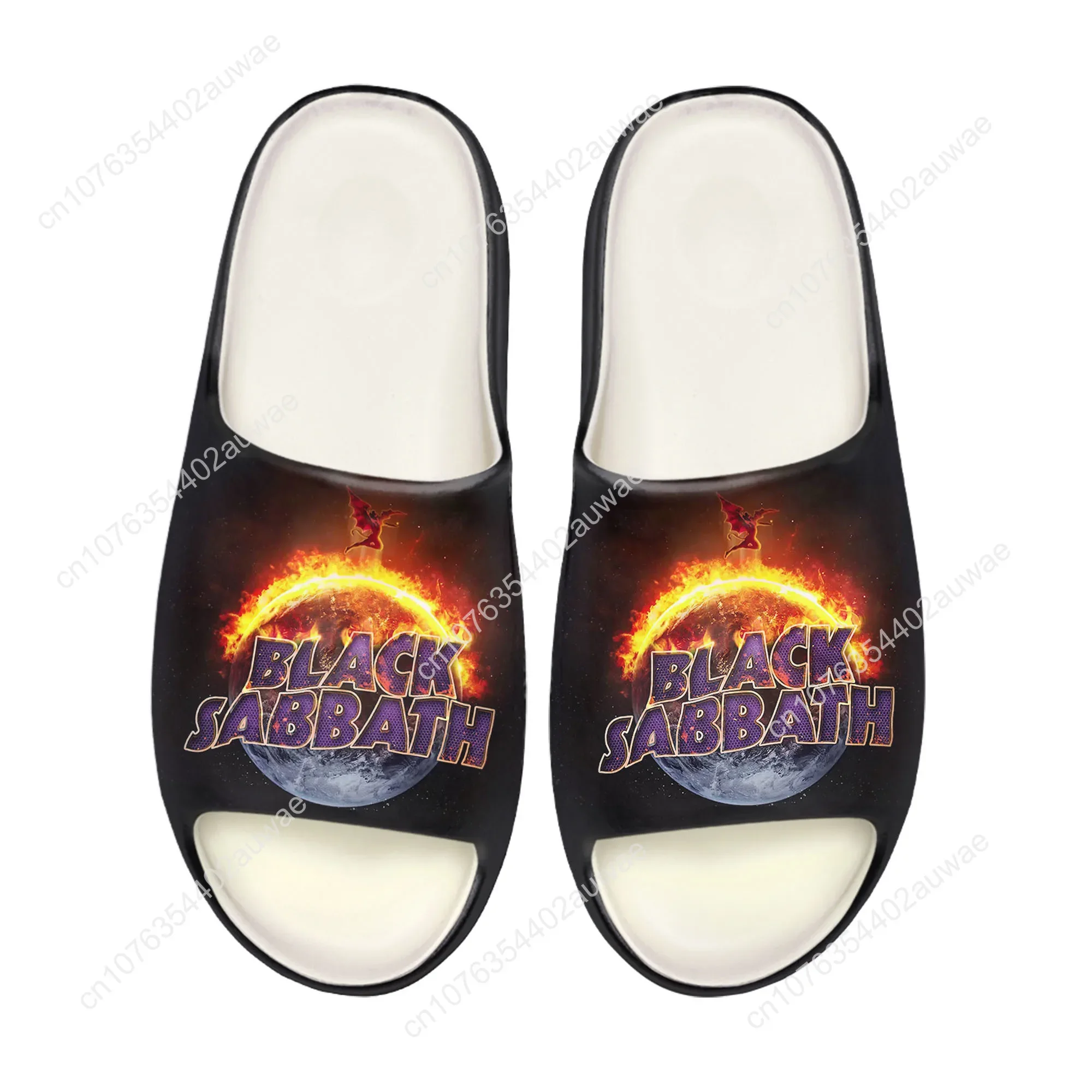 Black Heavy Metal Band Sabbath - Men Shoes On 评论和价格