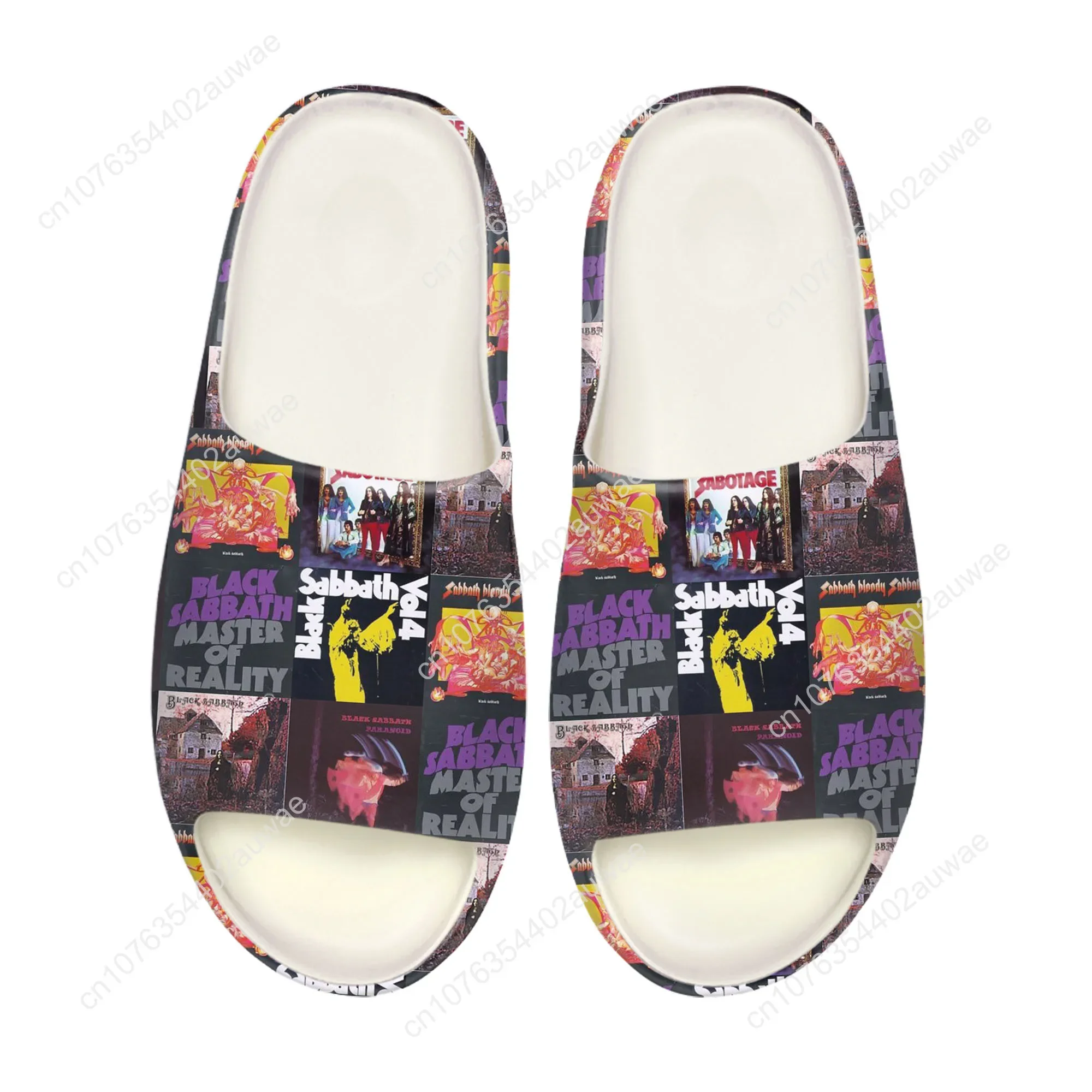 Black Heavy Metal Band Sabbath - Men Shoes On 评论和价格