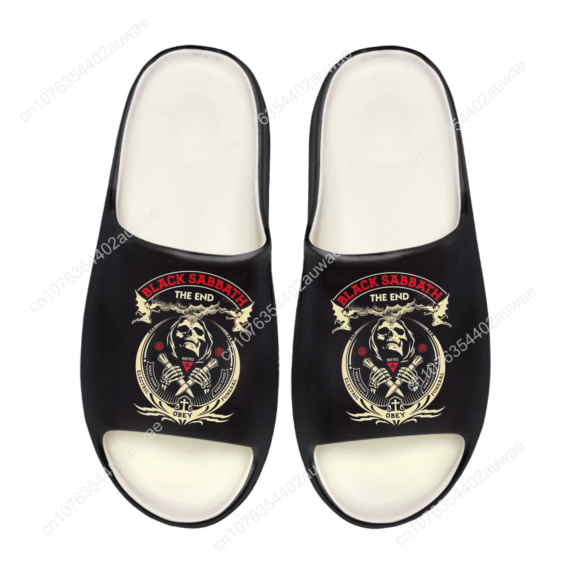 Black Heavy Metal Band Sabbath - Men Shoes On 评论和价格