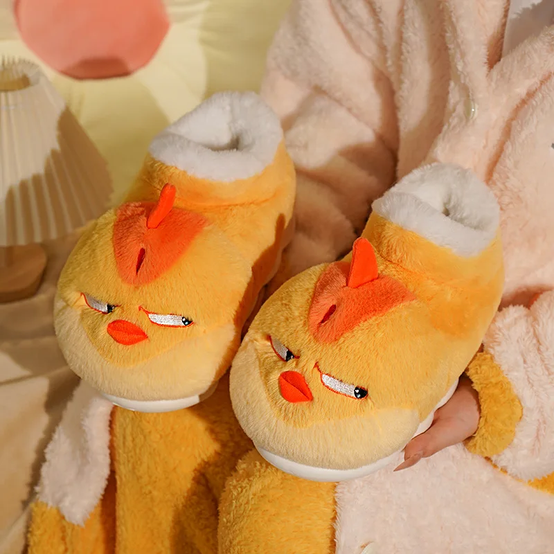 New Cute Cartoon Indoor Slippe - Men Shoes For Winter 评论和价格
