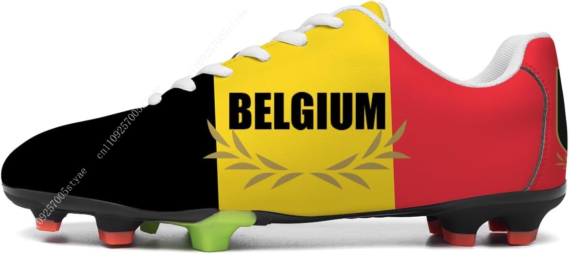Belgium Flag Soccer Shoes Men  - Men Shoes Oxford 评论和价格