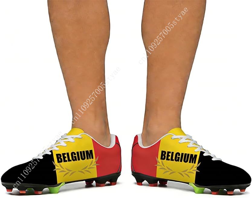 Belgium Flag Soccer Shoes Men  - Men Shoes Oxford 评论和价格