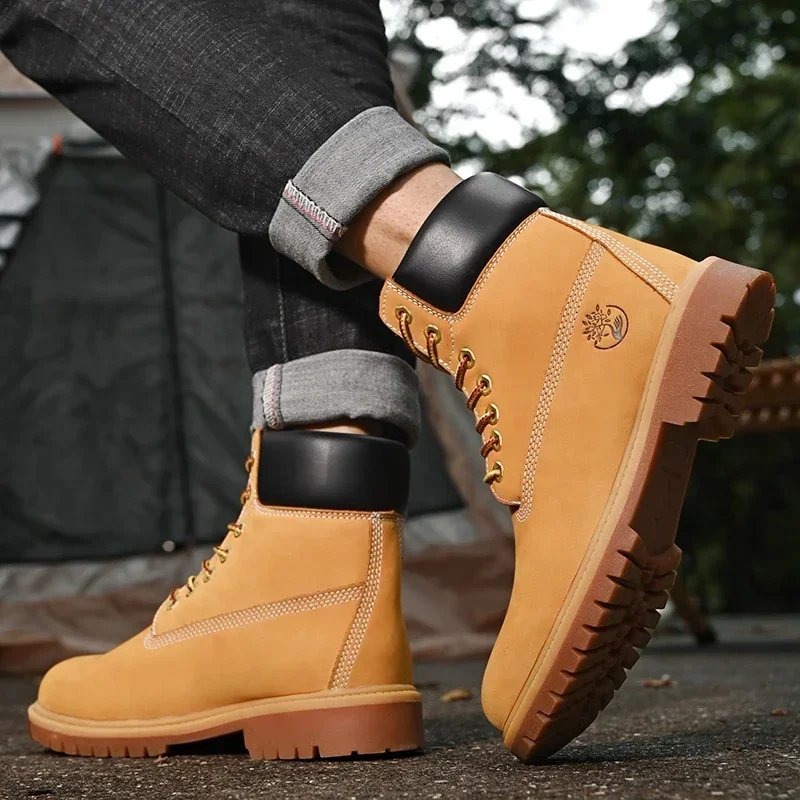 Boots Men High Top Boots High  - Men Shoes Type 评论和价格