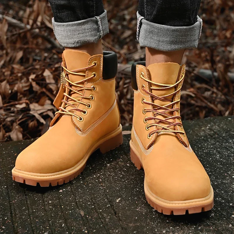 Boots Men High Top Boots High  - Men Shoes Type 评论和价格