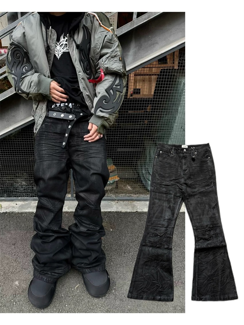 High street coated micro-flare - Men Shoes Jeans 评论和价格
