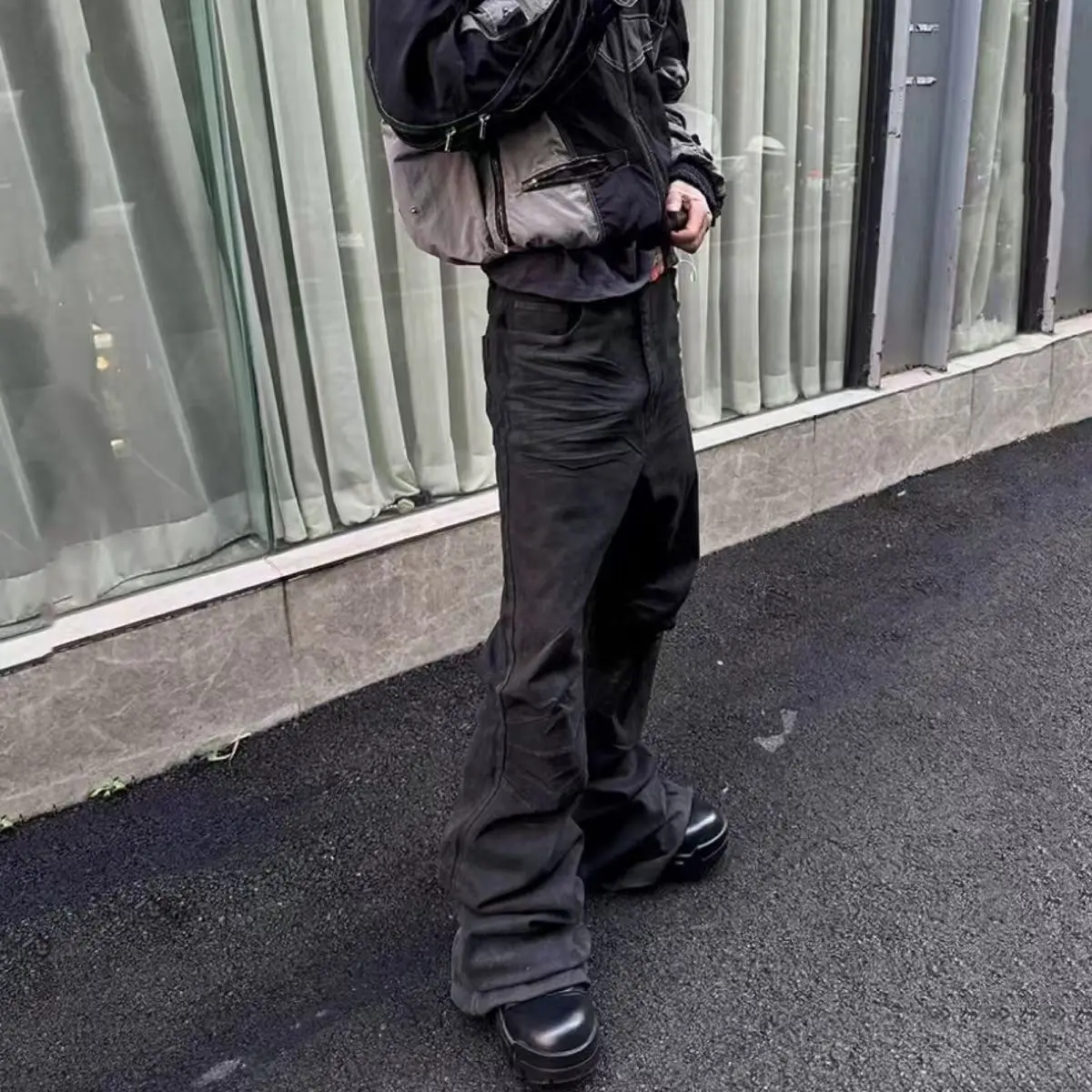 High street coated micro-flare - Men Shoes Jeans 评论和价格