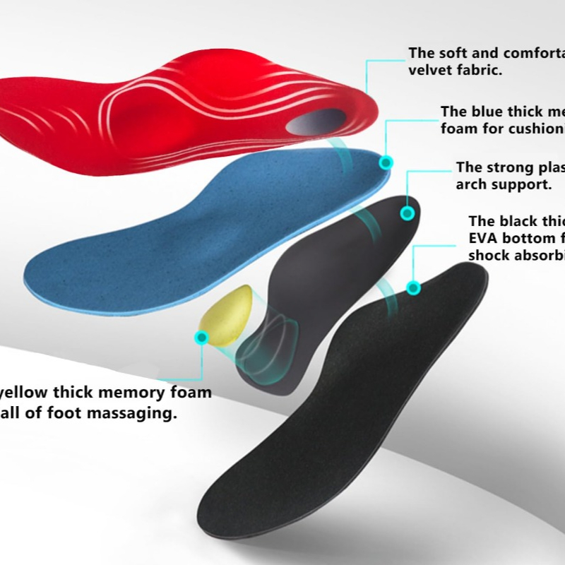 Memory Foam Insole for Men Red - Men'S Shoes Plantar Fasciitis 评论和价格