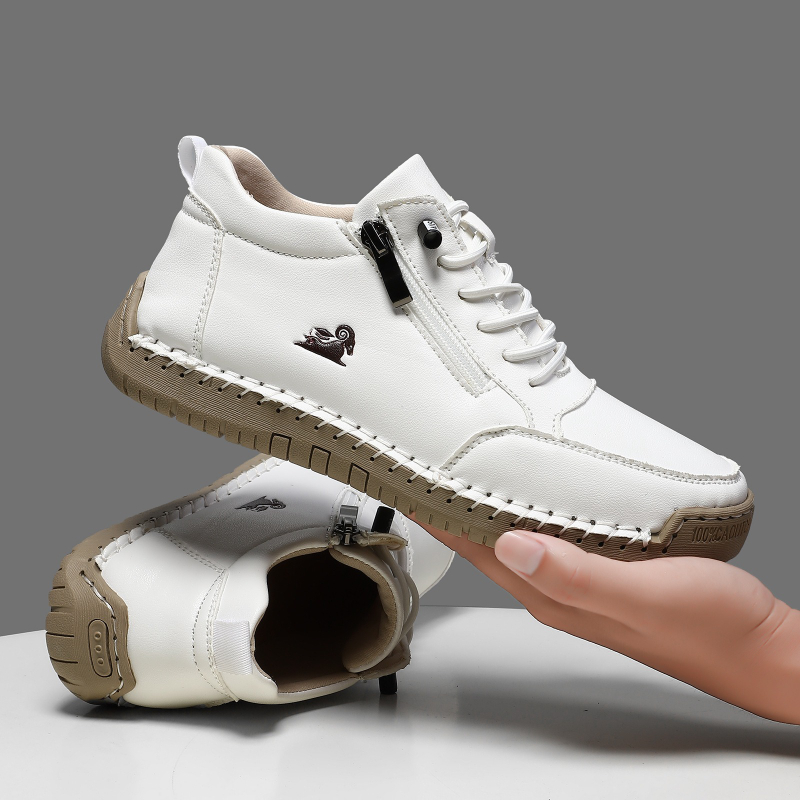 Women's Sneakers Handmade Leat - Men Shoes Type 评论和价格
