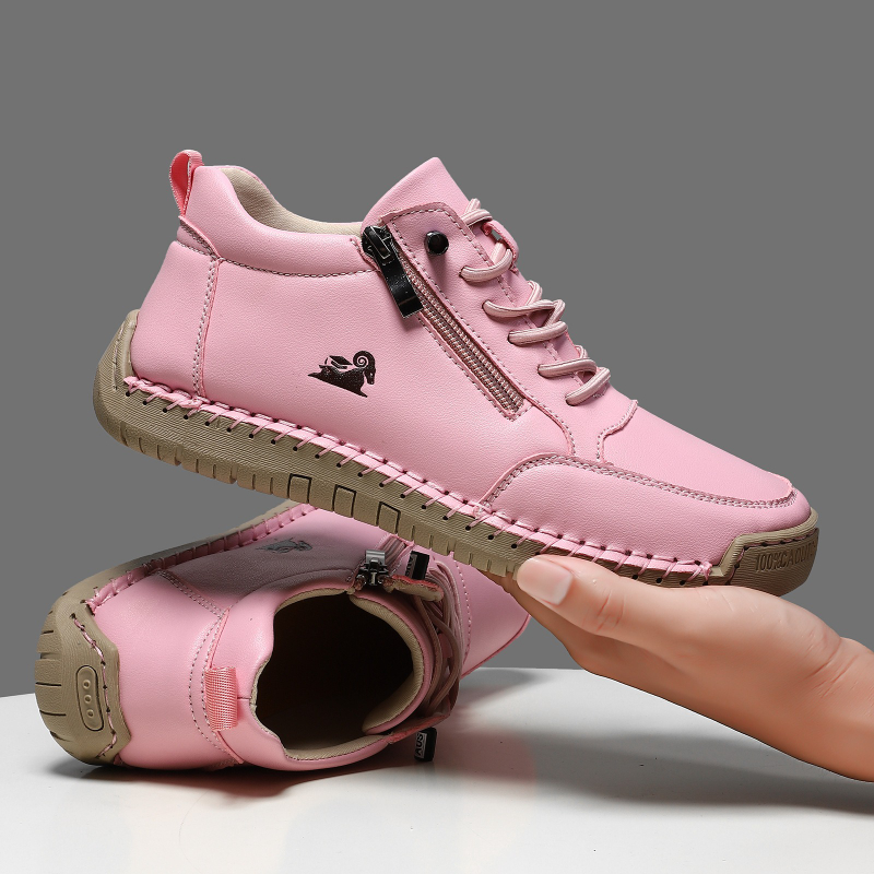 Women's Sneakers Handmade Leat - Men Shoes Type 评论和价格