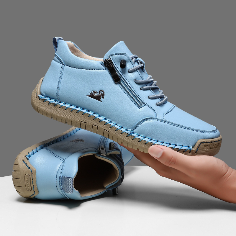Women's Sneakers Handmade Leat - Men Shoes Type 评论和价格