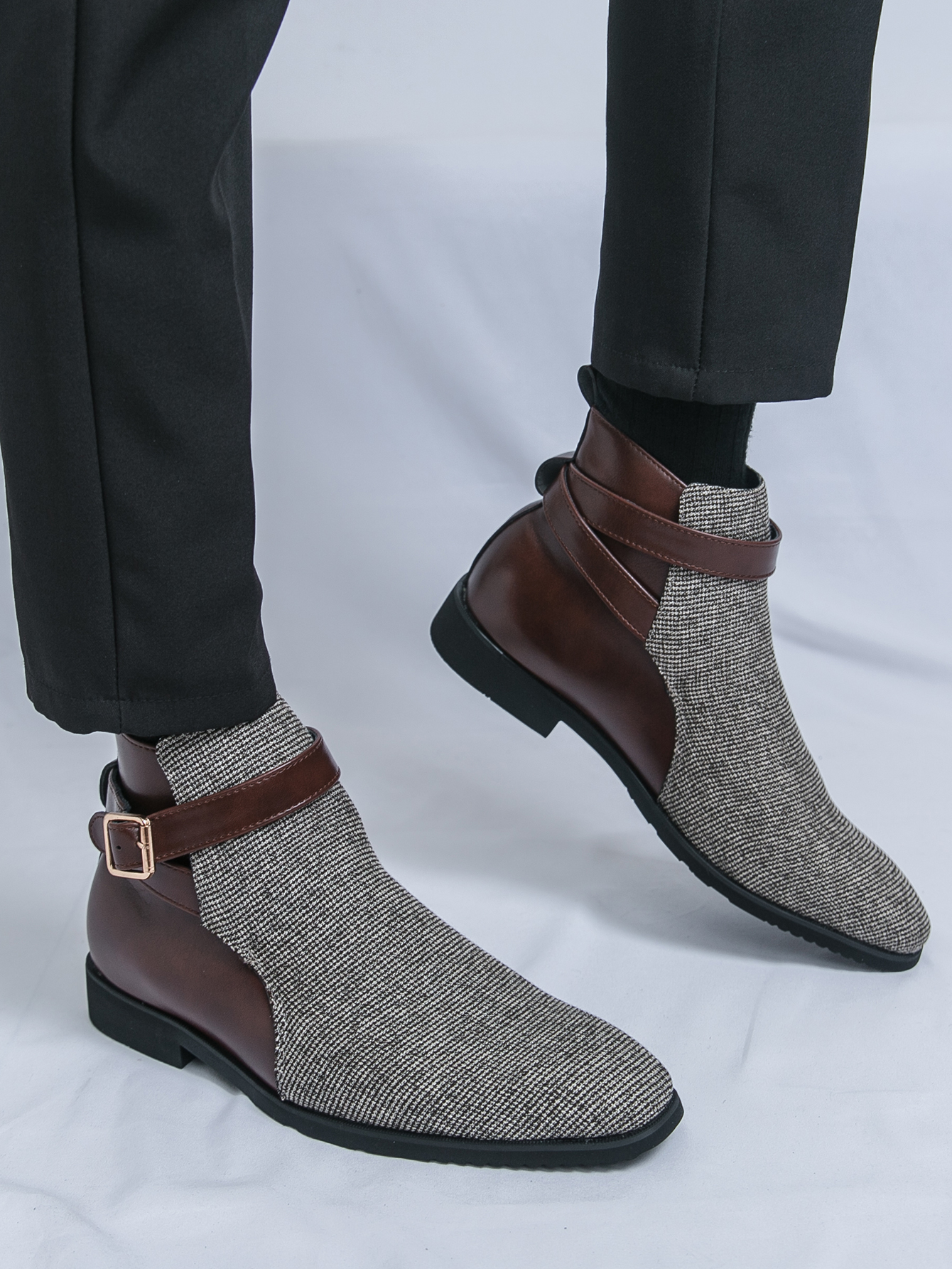 Classic Ankle Boots Men High Q - Men Shoes Oxford 评论和价格