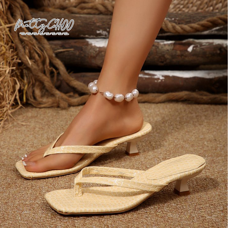 Crocodile Print Kitten Heel Fl - Men'S Shoes To Women'S Size 评论和价格